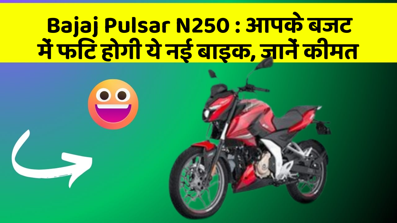 Bajaj Pulsar N250 : आपके बजट में फिट होगी ये नई बाइक, जानें कीमत